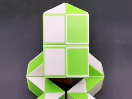 24段魔尺教程变牛蛙,青蛙左右对称,折法简单易学