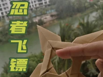 非常好看的忍者飞镖,符合理想中飞镖的样子,机械的飞镖。#萌之计划 #折纸教程 #忍者飞镖 #机械飞镖