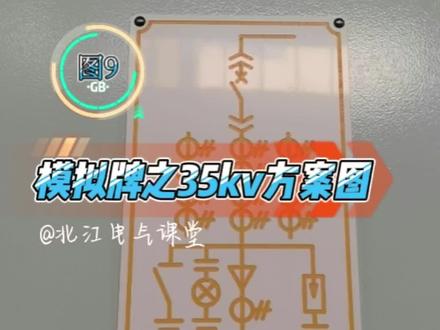 0基础看图,35kV方案图,互感器看懂意思没#高低压成套设备 #电力工程 #电工知识 #北江电气课堂
