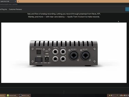 Apollo Twin X USB版本来啦! #Apollo声卡 #阿波罗声卡 #UAD #七线阁