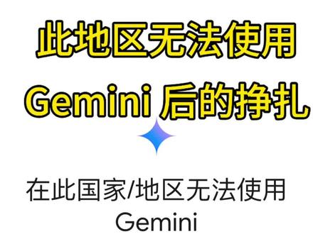 我的Gemini登录不了的原因终于在今天查到了