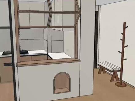 折叠窗 教你在酷家乐里做出这样的折叠窗#简A设计效果图代画