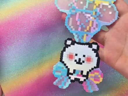 格力特烫拼豆 #手工 #手作 #拼豆 #格力特烫