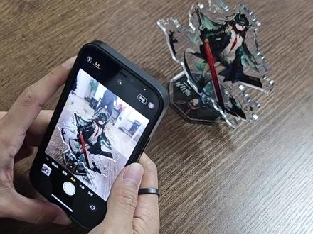 塑料碗➕立牌底座 立牌拍出电影感! #明日方舟 #明日方舟终末地 #谷美 #立牌 #手机摄影