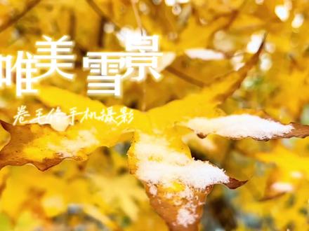 北京初雪,如何拍出唯美雪景短视频 #带你看雪 #短视频教程 #北京下雪 #iphone13