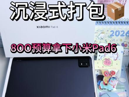 8OO预算拿下小米pad6#沉浸式 #打包 #打包视频 #沉浸式打包 #小米