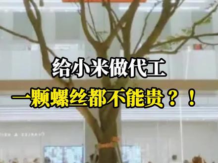 雷军太精明!给小米做代工,成本精算到每一颗螺丝!#淘宝全国巡回成长课 #新实体经济 #宁波 #中国产业带 #小米