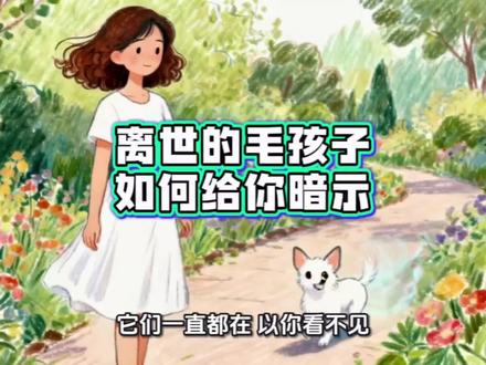 离世的宠物,如何给你暗示?
告诉你,它就在你的身边。
#宠物离世 #宠物轮回 #宠物头七 #宠物知识