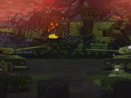 杰兰德坦克世界动画第12季第二集K44回家,派克解体了