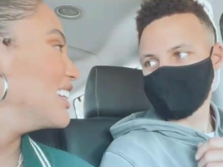 真没听清说的啥求大神来翻译!库里和妻子阿耶莎瞎翻译搞笑对话 #库里 #nba #搞笑