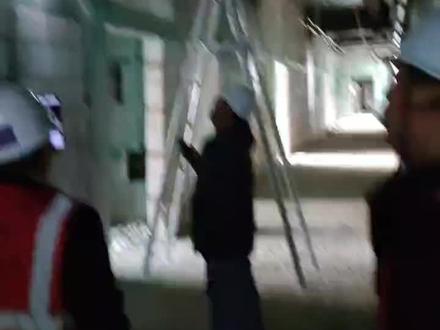 排烟风管漏光实验验收中