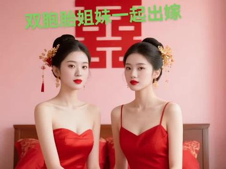 双胞胎姐妹嫁人啦!#新娘 #结婚 #嫁人