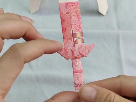 宝剑折纸教程来啦!#折纸教程 #宝剑 #手工 #手工折纸教程