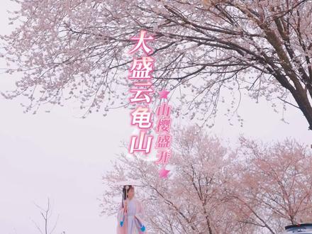 周末去云龟山打卡,樱花开了!#重庆#渝北#云龟山#樱花#网红打卡地