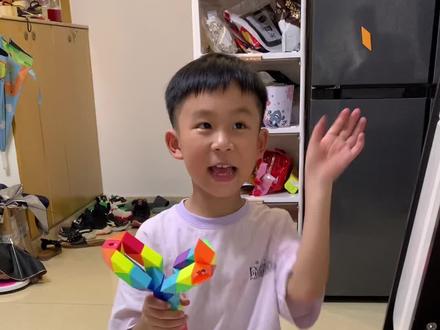 用48段魔尺拼奥特曼变身器#百变魔尺 #奥特曼变身器