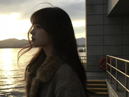 海边落日氛围感写真指令教程来啦 #豆包ai #豆包出大片有两把刷子#海边落日氛围感 #爆改 #豆包P图