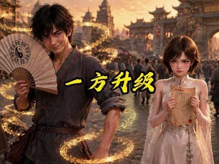 《一方升级》 武魂木棍废物,摆摊收徒直接封号斗罗#AICG #AI创作 #AI动漫 #AI漫剧 #抖音AI创作