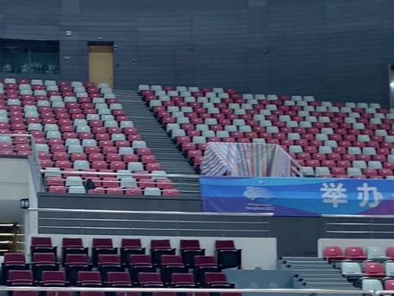 测试亚运会场馆🏓️#乒乓球