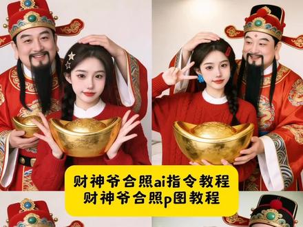 正月初五迎财神,这样发朋友圈仪式感拉满~~财神爷合照ai指令,财神爷合照姿势,财神爷抱金元宝合照ai指令,财神爷开门合影口令,财神爷拍照ai指令,财神爷Ai指令,财神爷图片,财神爷ai视频,财神ai合照指令,与财神爷合照#豆包ai #豆包出大片有两把刷子 #财神爷合照 #马上迎财神 #正月初五迎财神