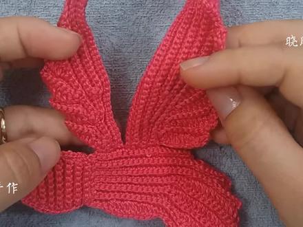 漂亮的天堂鸟的钩法1 #手工diy #钩针教程 #编织教程