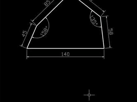 CAD练习图每日一练#cad画图 #cad教程