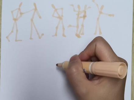 6-7岁班级的人物课堂示范 #儿童线条画
#绘画教程
#画画 #画 #手绘