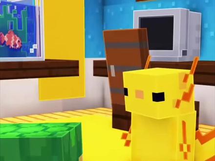 #我的世界 出来跟可爱的小蝾螈跳舞啦!