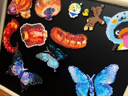 #拼豆#蝴蝶🦋
有点紧张,大家见谅💓💗