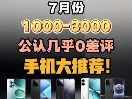 7月份1000-3000性价比手机推荐 各价位我只挑性价比最高的一台,1000-3000各价位最值得买的手机,我都拿过来了!
1500左右性价比高的手机,价格覆盖1000-1500-2000-2500-3000影像党,游戏党,全能党无脑上车!
1500元左右性价比高的手机, 1500左右的手机,1500-2000元最值得推荐的手机,1500左右的二手手机,2000元左右性价比高的手机,2000以内最值得入手的手机,2000-3000手机推荐,2000左右性价比高的手机二手,2500左右性价比最高的手机手机推荐,手机推荐,1000元左右性价比高的手机,1500元左右性价比高的手机,2000元左右性价比高的手机,2500元左右性价比高的手机,3000元左右性价比高的手机1000元左右性价比高的手机,1500元左右性价比高的手机,2000元左右性价比高的手机,2500元左右性价比高的手机,3000元左右性价比高的手机1000元左右性价比高的手机,1500元左右性价比高的手机,2000元左右性价比高的手机,2500元左右性价比高的手机,3000元左右性价比高的手机
#学生党 #高性价比手机推荐 #千元机 #iqoo
红米turbo5max
iwoo z9turbo
小米14
小米15
iqoo 12
vivo x200s
iqoo neo11
一加ace6至尊版
一加 13
荣耀magic7pro