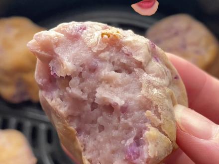 都去做这个糯叽叽的芋泥麻薯!一个就67大卡!巨好吃!#吃不胖的美味 #减脂期 #软糯香甜