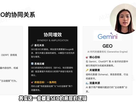 SEO效果篇: 如何在做SEO时同步 做GEO, 一鱼两吃? #独立站 #跨境电商 #seo #GEO