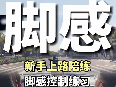 不要再一脚踩到底,来学学缓慢停车的逻辑 #陪练学车 #新手陪练 #新手练车陪练