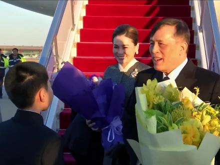 这次俩人没有亲自开飞机,王后看着很端庄贤淑