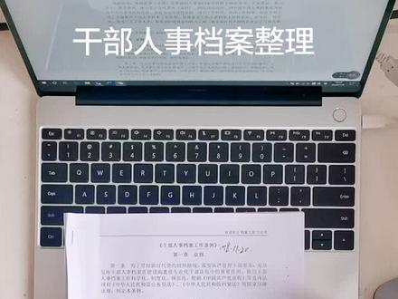 档案管理-干部人事档案整理1(后期带来专审查缺)