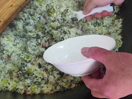 传统的菜饭是这么做的