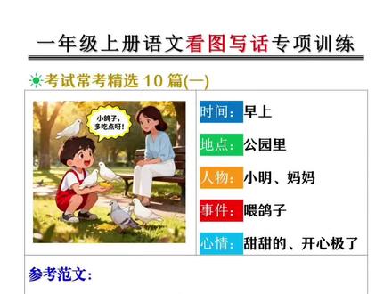 #—二年级 看图写话是重难点,孩子不会写,就给他准备这本看图说话写话,每天读一篇,提高写作能力 小学语文#写作技巧#一二年级看图写话