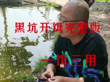 黑坑如何开饵~~千湖鱼道一饵三用#钓鱼的乐趣只有钓鱼人懂 #状态王 #钓鱼