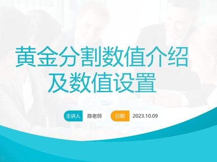 技术指标黄金分割入门学习,黄金分割数值介绍及数值设置方式 #黄金分割率 #斐波那契数列