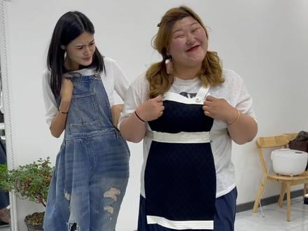 我就说你穿不了吧...呜呜呜...