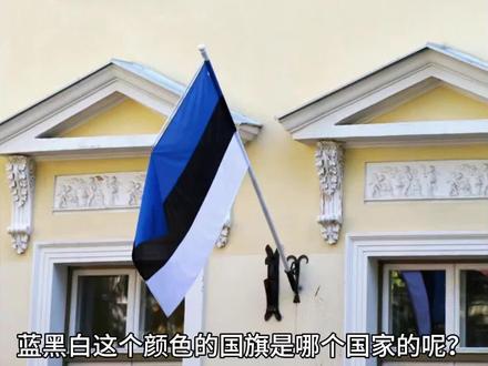 蓝黑白哪个国家的国旗?