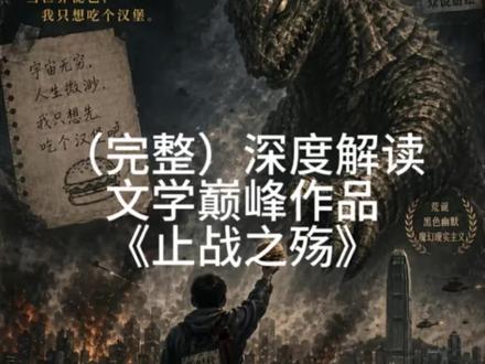 《止战之殇》文学巅峰 现实与幻想的完美交织 二次解读完整版
#止战之殇 #作文#雷德王#文学#社会