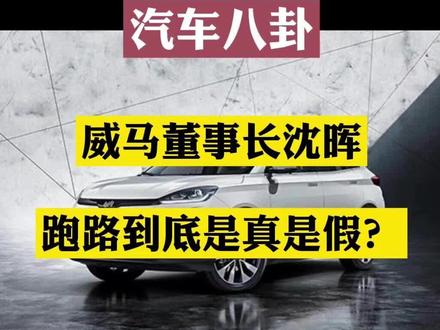 威马董事长沈晖跑路到底是真是假? #威马汽车 #威马汽车沈晖 #威马汽车无人理睬 #威马汽车回应全员停薪留职