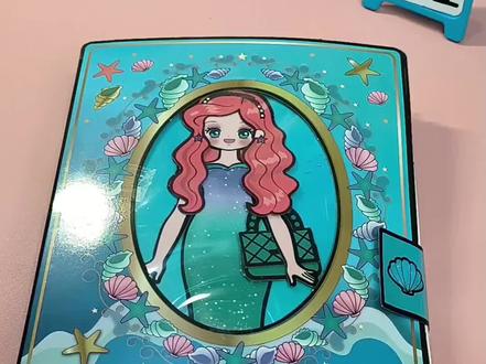 美人鱼安静书视频教程#安静书视频教程#安静书#动手动脑 #专注力培养#想象力丰富