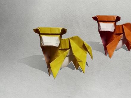 立体折纸之憨憨的奶牛 #手工制作 #折纸 #手工 #手工折纸 #儿童折纸