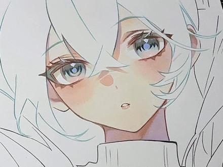 【干货】肤色上色思路 #手绘 #初音未来 #教程 #动漫 #梅森尼斯马克笔