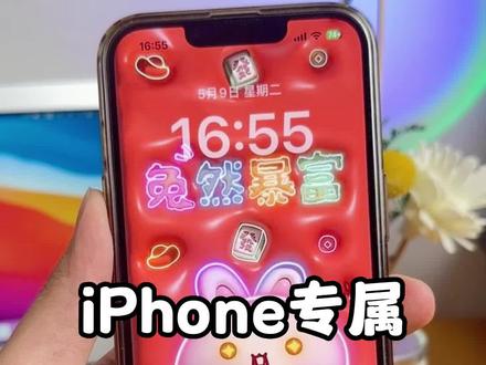 iPhone专属~苹果充电仪式感!#我的桌面iscreen #充电动画 #充电提示音