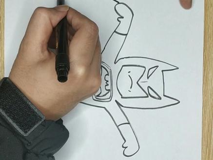 简笔画可爱蝙蝠侠#简笔画 #蝙蝠侠 #儿童画 #美术儿童画