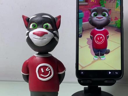 #手工制作#软陶 汤姆猫与杰瑞