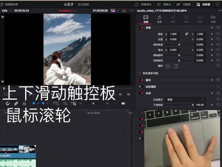 【达芬奇剪辑技巧】时间线丝滑缩放、除了commad+-外的缩放方 #后期制作 #视频剪辑教程 #视频后期 #剪辑教程 #达芬奇