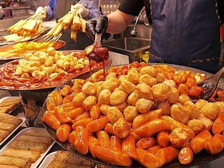 韩国街头小吃制作 #小吃 #街头美食 #小吃